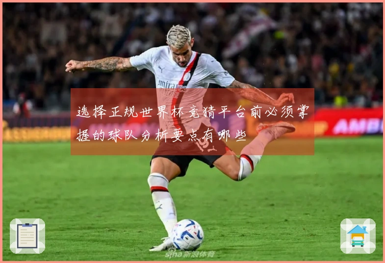 选择正规世界杯竞猜平台前必须掌握的球队分析要点有哪些
