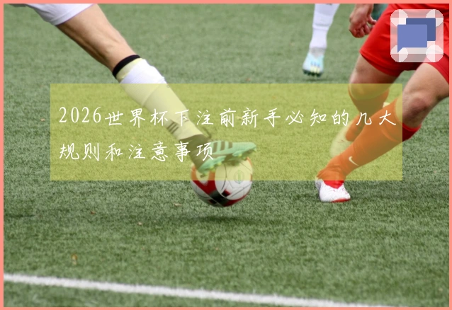 2026世界杯下注前新手必知的几大规则和注意事项
