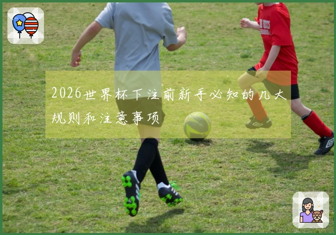 2026世界杯下注前新手必知的几大规则和注意事项